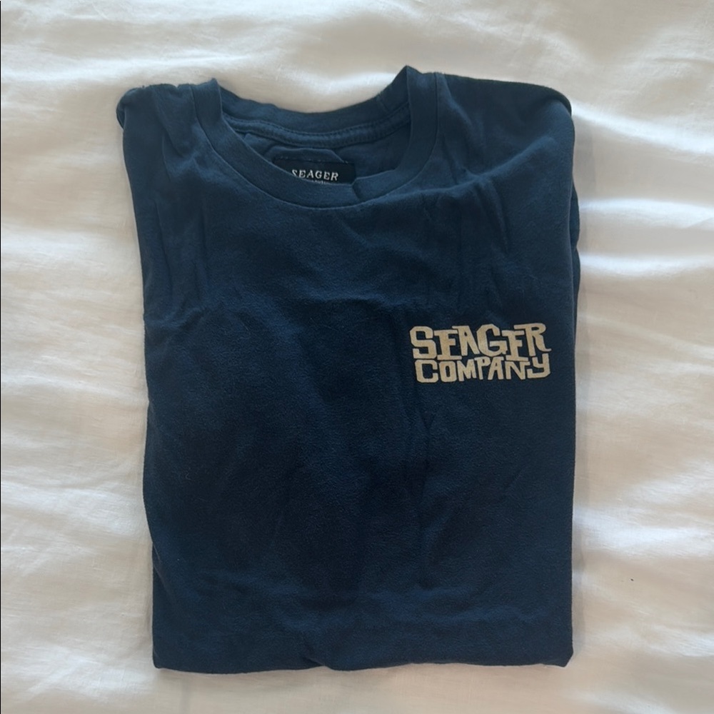 Seager Company Navy Blue T-Shirt
